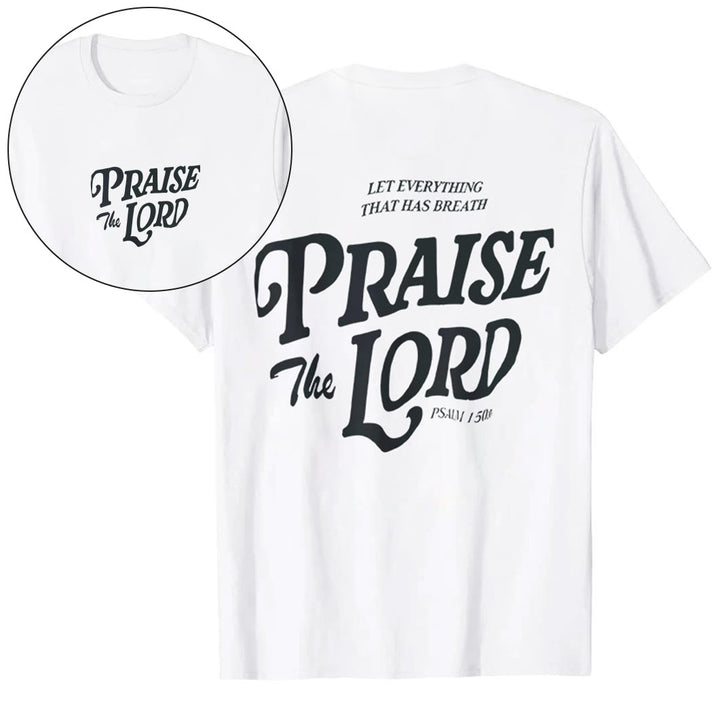 Christianartworkshop "Praise The Lord" T-shirt - White - 2XL - image 0