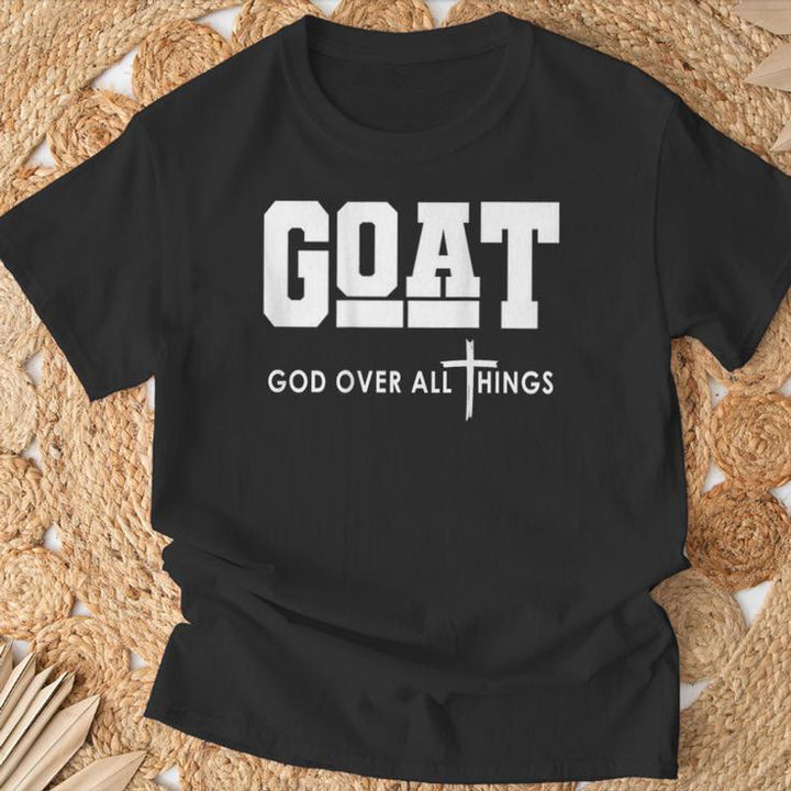 Christianartworkshop "GOD OVER ALL THINGS" T-shirt - image 2
