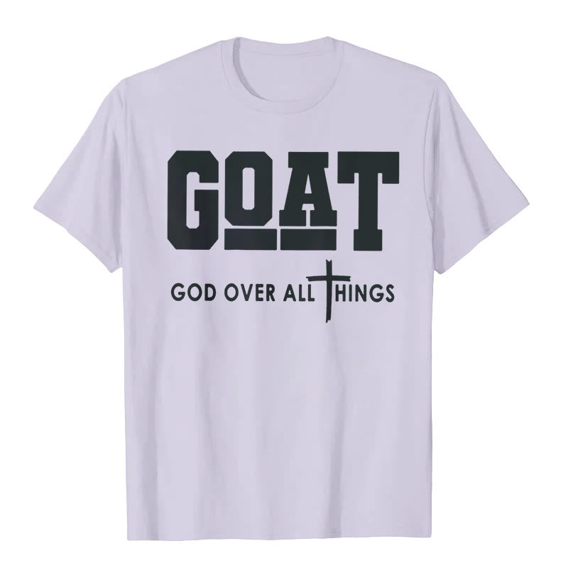 Christianartworkshop "GOD OVER ALL THINGS" T-shirt - Purple - 2XL - image 10