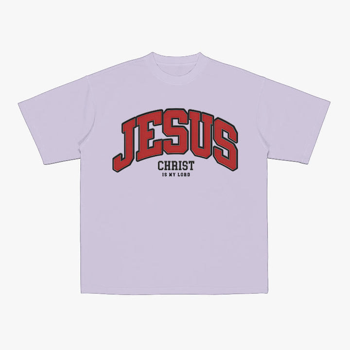 Christianartworkshop Bold Declaration 'Jesus Christ Is My Lord' Christian T-Shirt - Purple - 2XL - image 4