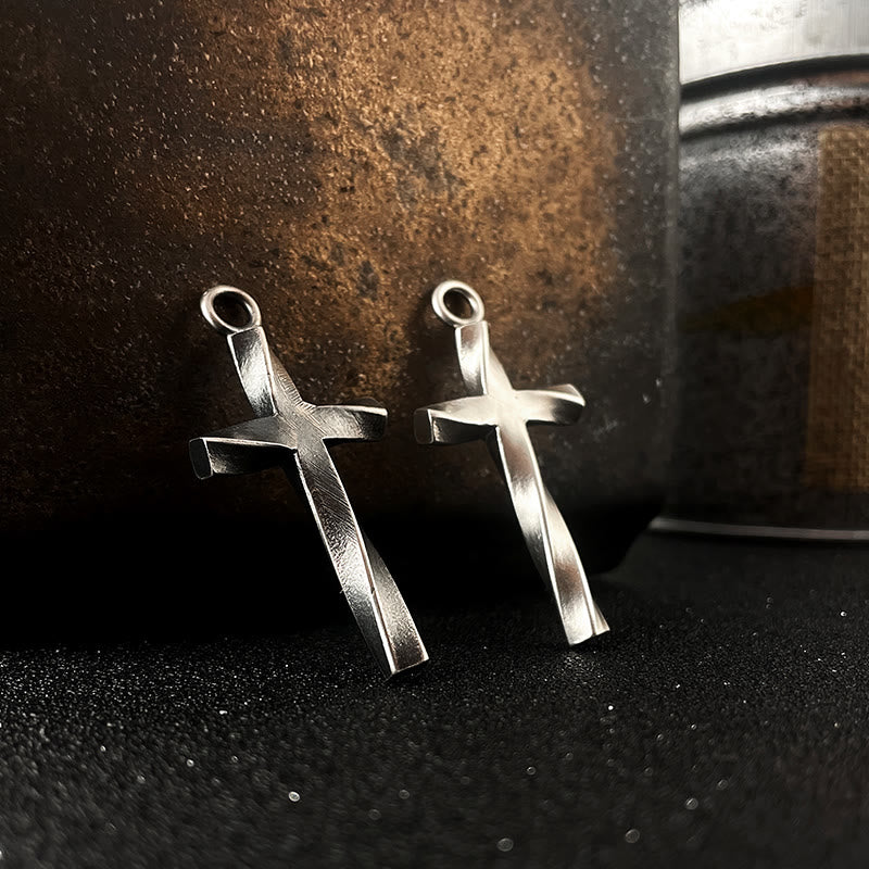 Christianartworkshop 999 Sterling Silver Cross Necklace: A Touch of Elegant Edge - image 3