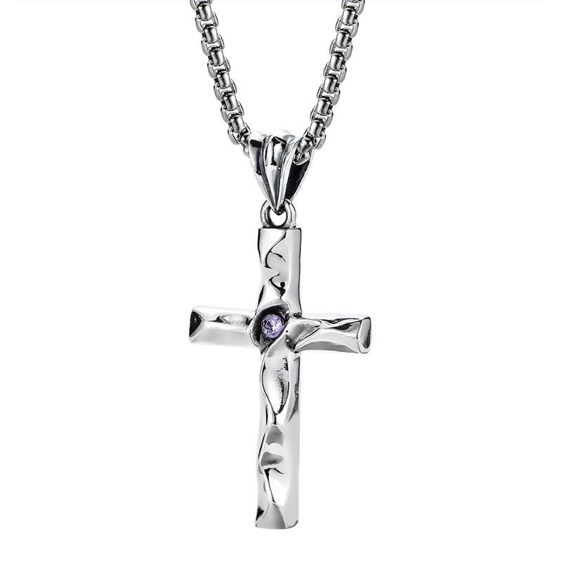 Christianartworkshop 925 Sterling Silver 2colors Zircon Cross Necklace: A Symbol of Elegance and Divine Grace - image 6