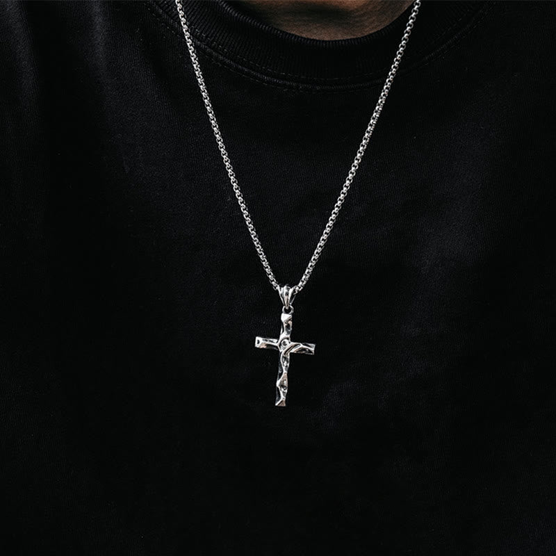 Christianartworkshop 925 Sterling Silver 2colors Zircon Cross Necklace: A Symbol of Elegance and Divine Grace - image 2