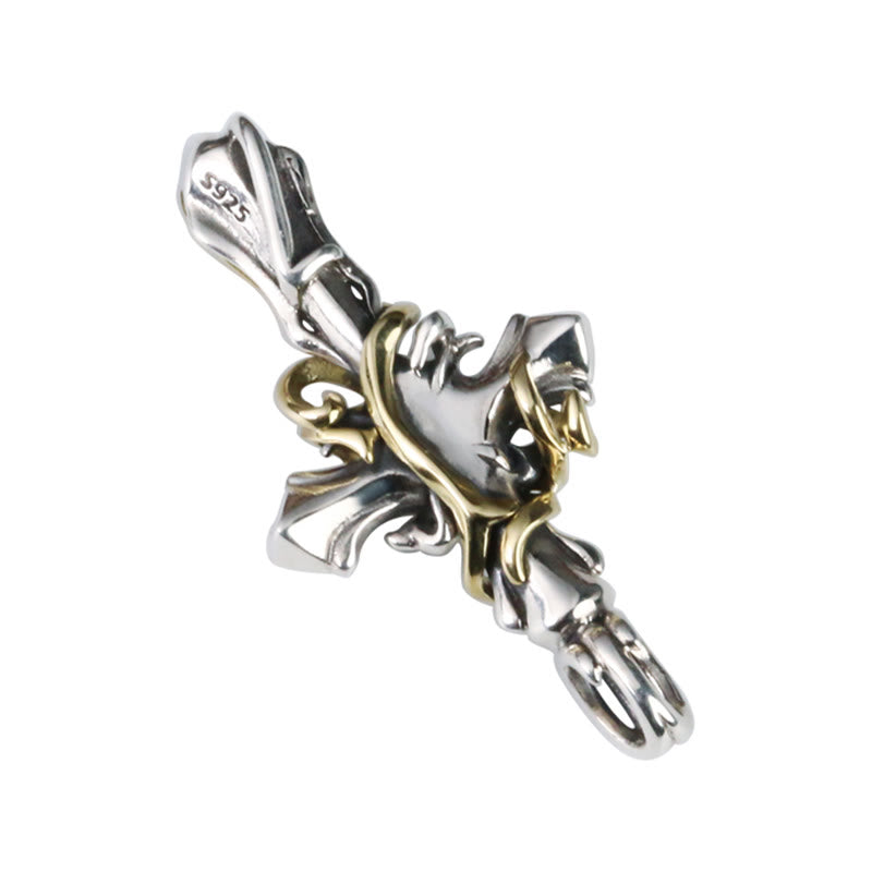 Christianartworkshop 925 Sterling Silver 2styles Vine Crucifix Necklace: Unleashing Your Dark Personality - image 5