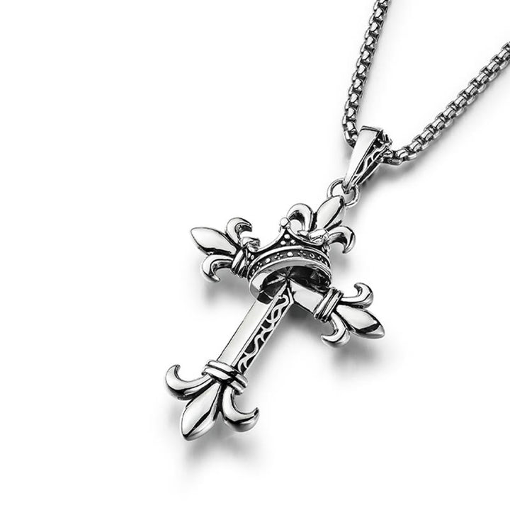 Christianartworkshop 925 Sterling Silver Modern & Minimalist Crucifix Necklace: A Symbol of Holy and Pure - image 5