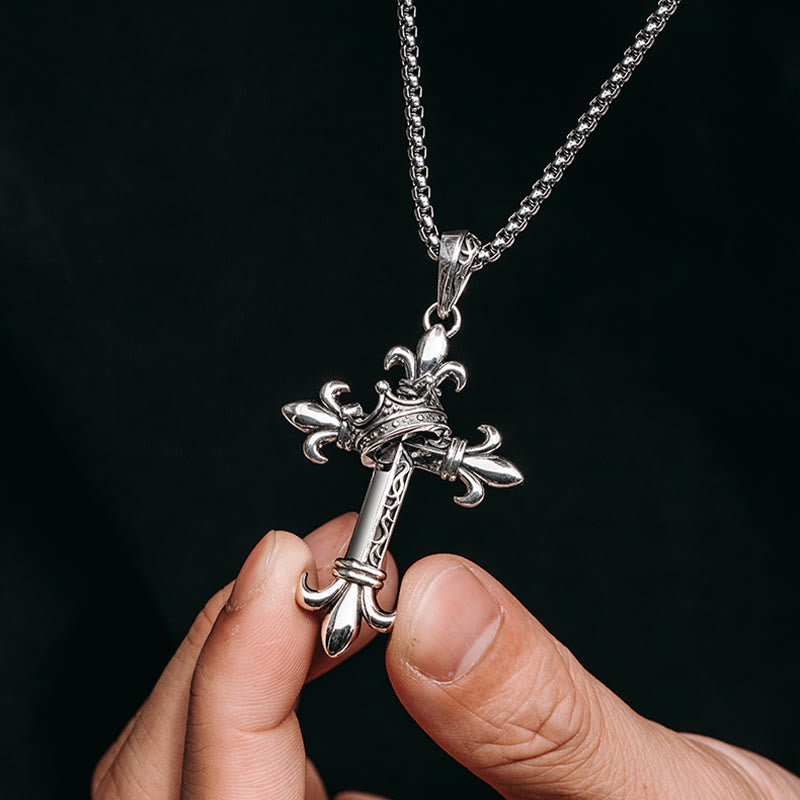 Christianartworkshop 925 Sterling Silver Modern & Minimalist Crucifix Necklace: A Symbol of Holy and Pure - image 6