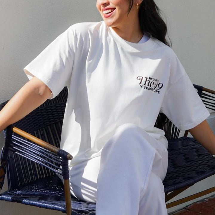 Christianartworkshop He Leaves the 99 to Find the One T-shirt - image 8