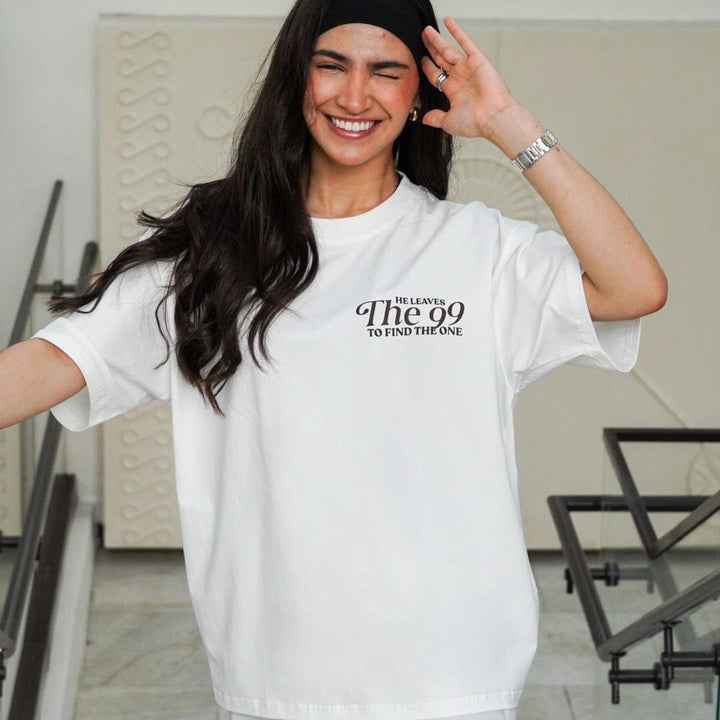 Christianartworkshop He Leaves the 99 to Find the One T-shirt - image 4