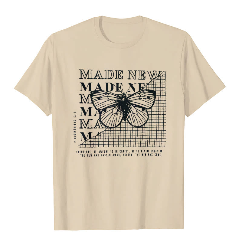 Christianartworkshop Made New T-shirt - Beige - 2XL - image 2