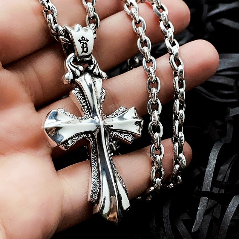 Christianartworkshop 925 Sterling Silver Modern & Minimalist Crucifix Necklace: Simple Design for the Devout - image 7