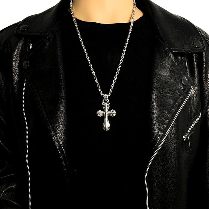 Christianartworkshop 925 Sterling Silver Modern & Minimalist Crucifix Necklace: Simple Design for the Devout - image 3