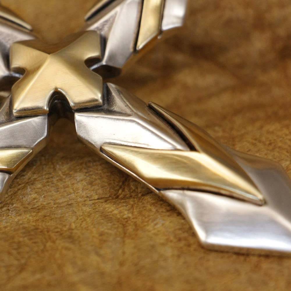 Christianartworkshop 925 Sterling Silver Vintage & Classic Cross Necklace: A Modern Interpretation of the Sacred Sigil - image 1