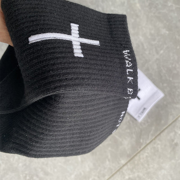 Christianartworkshop Christian Faith Cotton Socks — WALK BY FAITH, NOT BY SIGHT - image 4