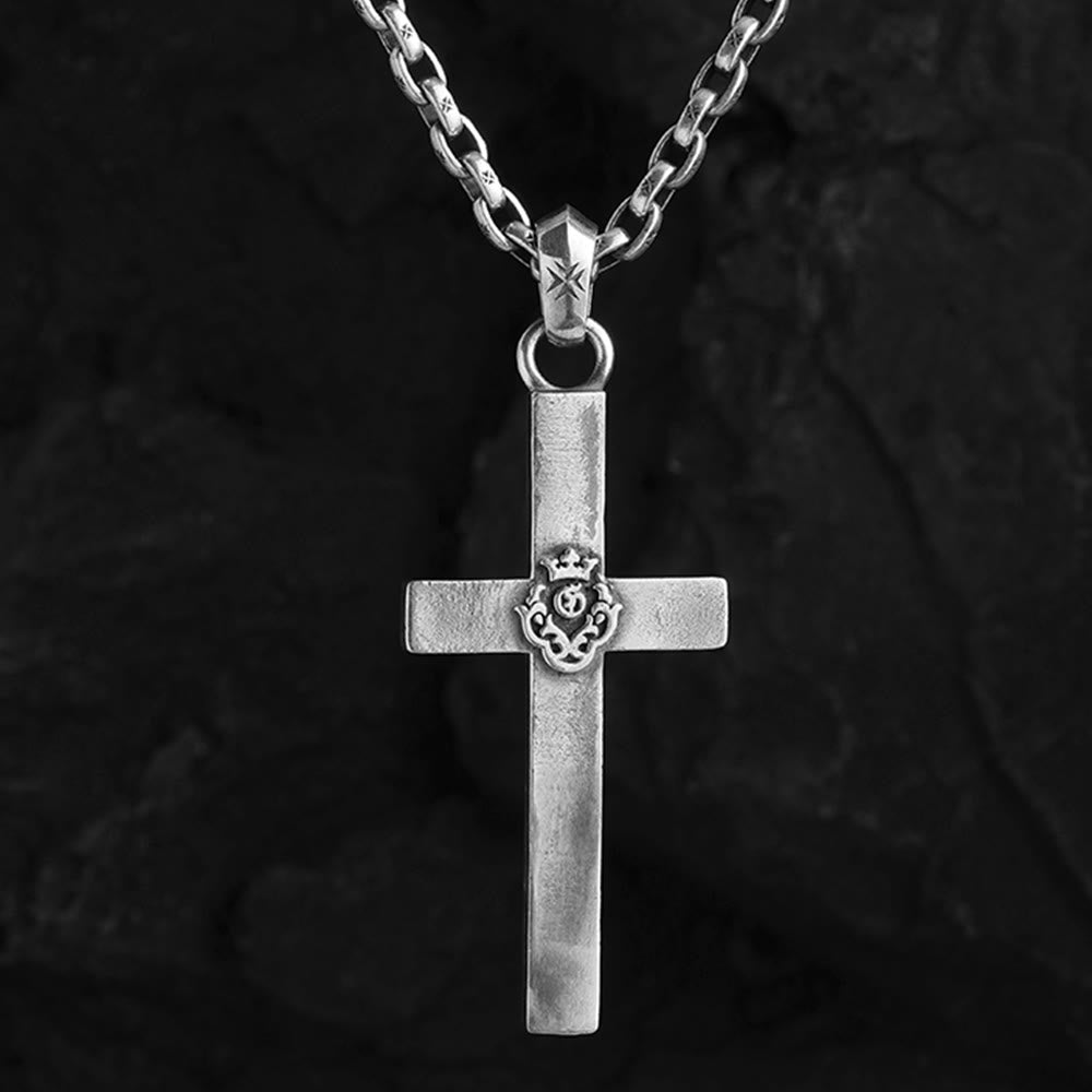 Christianartworkshop 925 Sterling Silver Classic & Minimalist Cross Necklace: A Subtle and Sacred Symbol of Faith - image 2