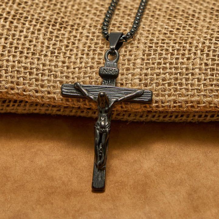 Christianartworkshop 3color Crucifix Pendant Necklace: Divine Amulet of Faith - image 11