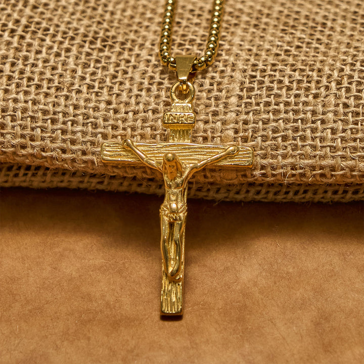 Christianartworkshop 3color Crucifix Pendant Necklace: Divine Amulet of Faith - image 10