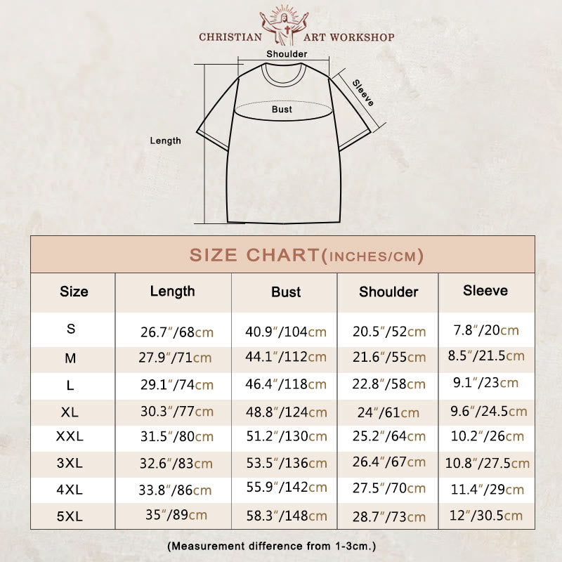 Christianartworkshop St. Benedict Medal Holy Cross Unisex Washed T-Shirt - image 12