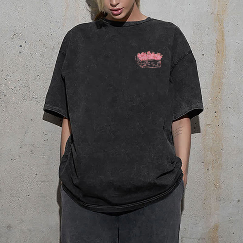 Christianartworkshop Fruit Of The Spirit Unisex Washed T-Shirt - image 2