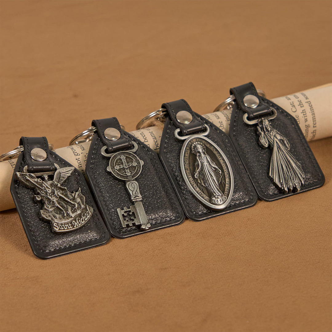 Christianartworkshop 12 Patterns Christian-Inspired Keychains Pendants: Faith on the Go - image 1