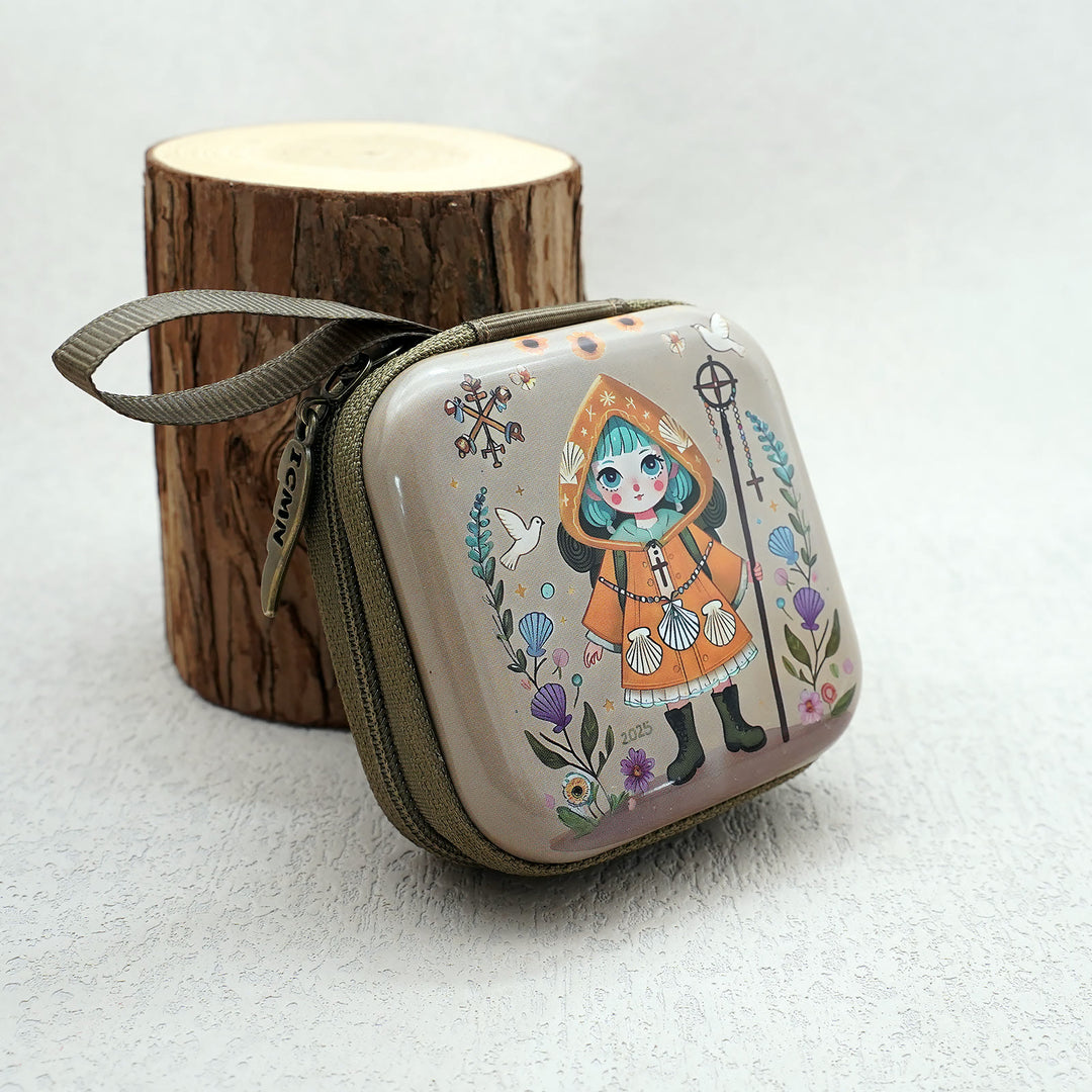 Christianartworkshop 9 Patterns Cartoon Style Square Rosary Cases: A Beautiful Blend of Faith and Function - image 13