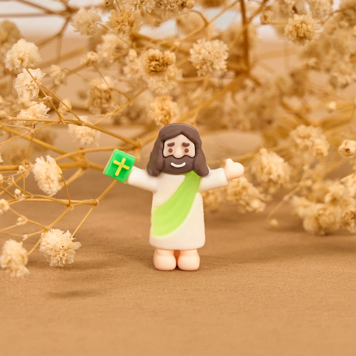 Christianartworkshop 5/10/20/30pcs Faith - Inspired Mini Jesus Figurines with Bible in Hand - image 12