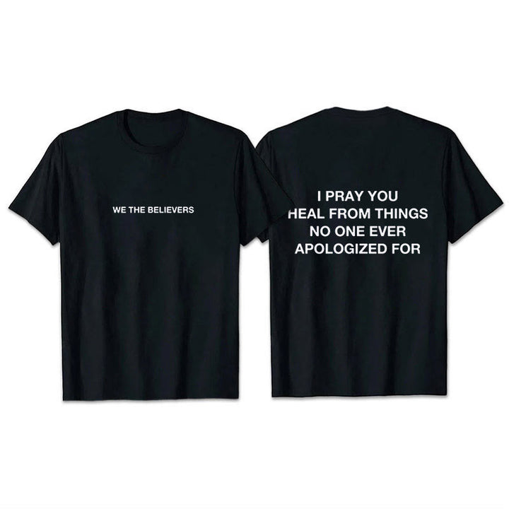 Christianartworkshop I Pray You Heal From Things No One Ever Apologized For T-Shirt - Black - 2XL - image 0
