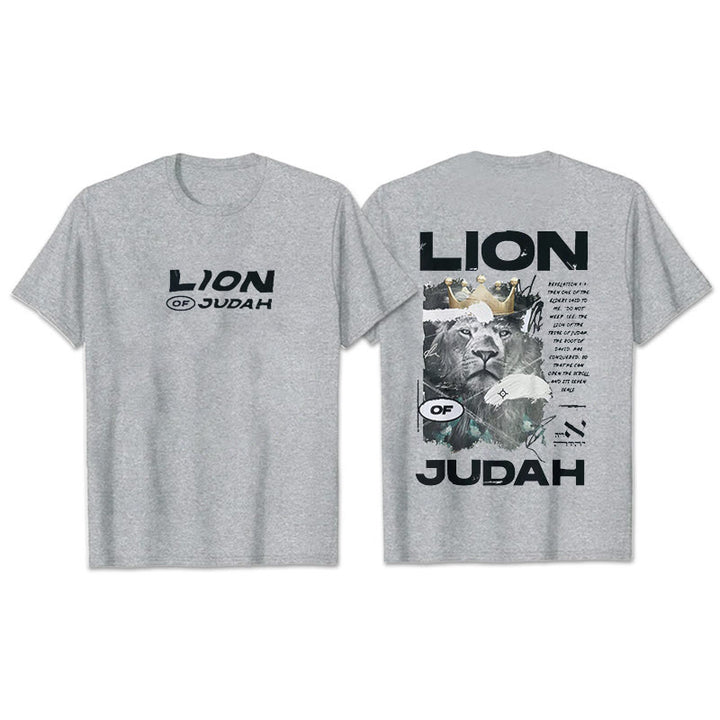 Christianartworkshop Lion Of Judan Cotton T-Shirt