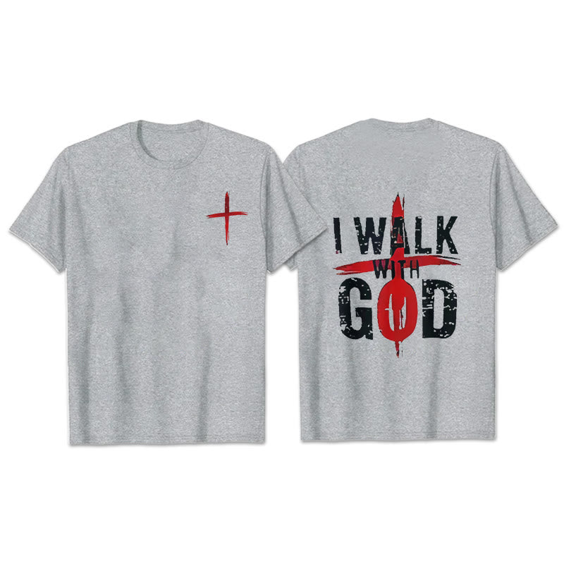 Christianartworkshop I'll Walk With God T-Shirt