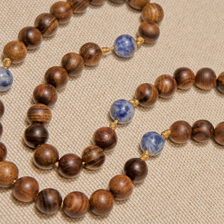 Christianartworkshop Virgin Mary & Crucifix of Wooden and Ceramics Beads Blessed Devotion Rosary - image 4