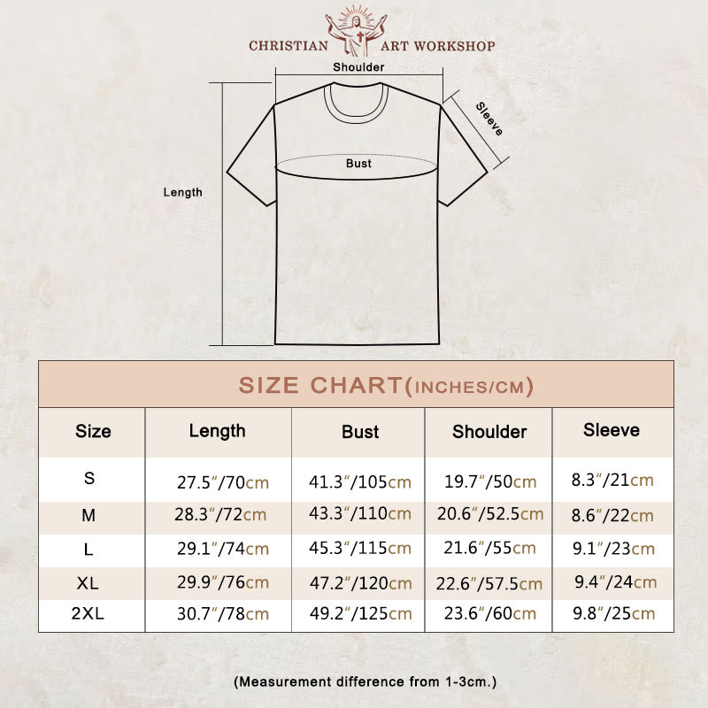 Christianartworkshop Men's Retro Gym And Faith Print Casual Round Neck T-Shirt - image 2