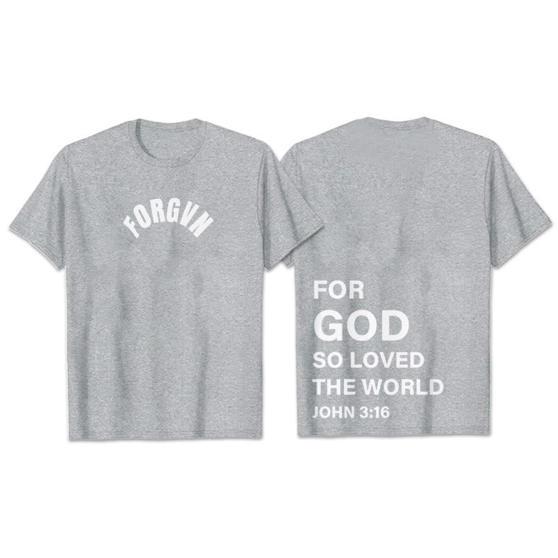 Christianartworkshop Forgvn T- Shirt - Grey - 2XL - image 11