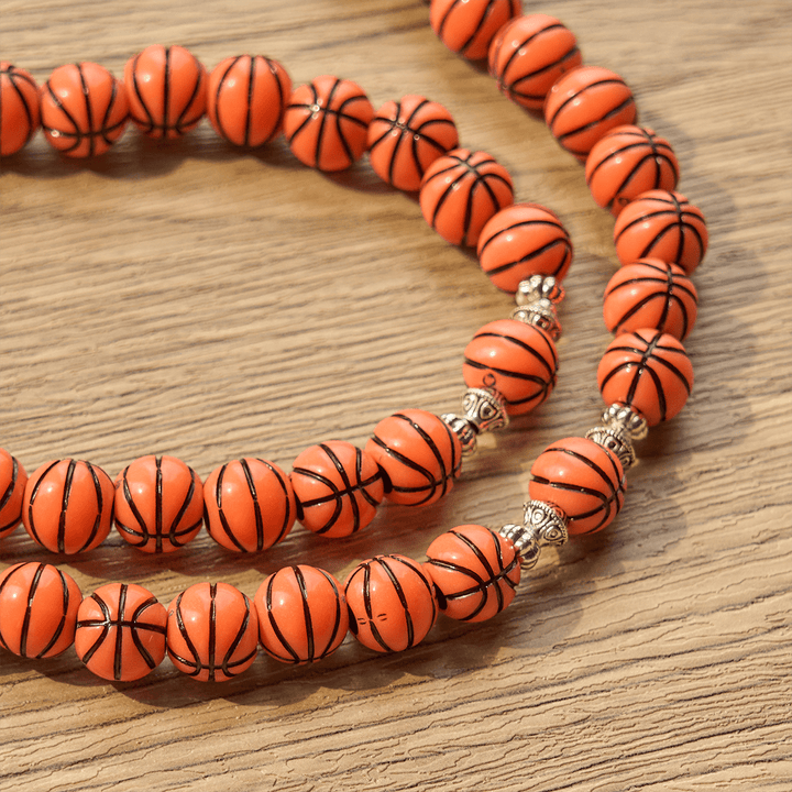 Christianartworkshop Sports Prayer Basketball Beads Rosary with Silver Holy Chalice & Crucifix: Score Spiritual Strength - image 7