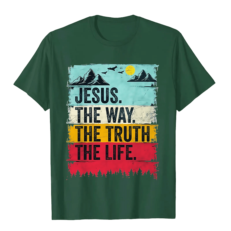 Christianartworkshop Jesus The Way The Truth The Life Unisex T-shirt