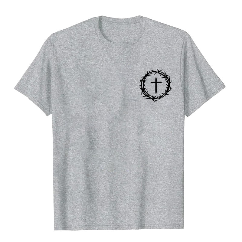 Christianartworkshop A Lot Can Happen In 3 Days Thorn Crown Cross Unisex T-shirt - image 10