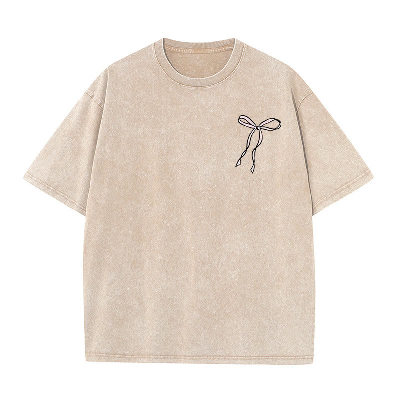 Christianartworkshop Faith Over Fear Unisex Washed T-Shirt - image 6