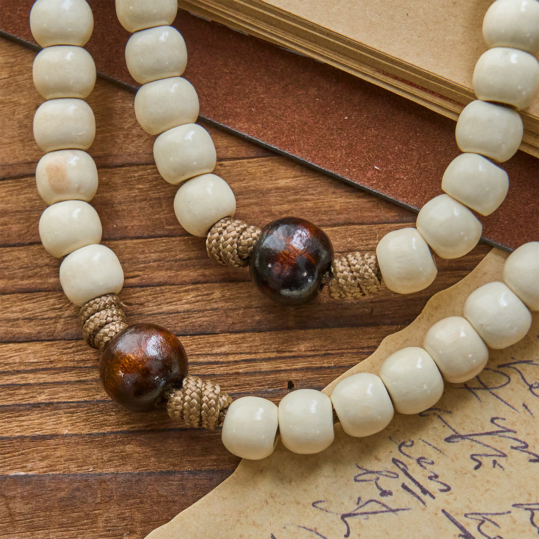 Christianartworkshop Minimalist Style Matte White Beads Rosary with INRI Crucifix: Wear Spiritual Beauty