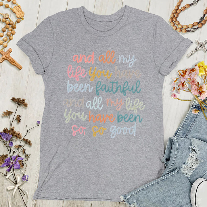 Christianartworkshop Faith's Glow: Vibrant Message Women's T-shirt - Grey - 4XL - image 8
