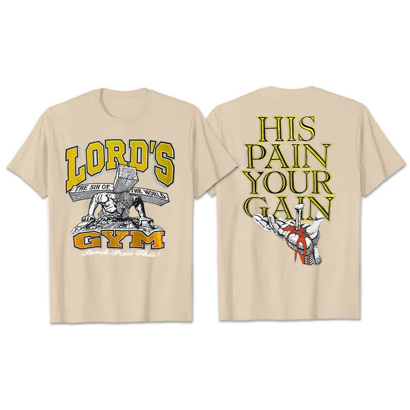 Christianartworkshop His Pain Your Gai T-shirt - Apricot - 2XL - image 14