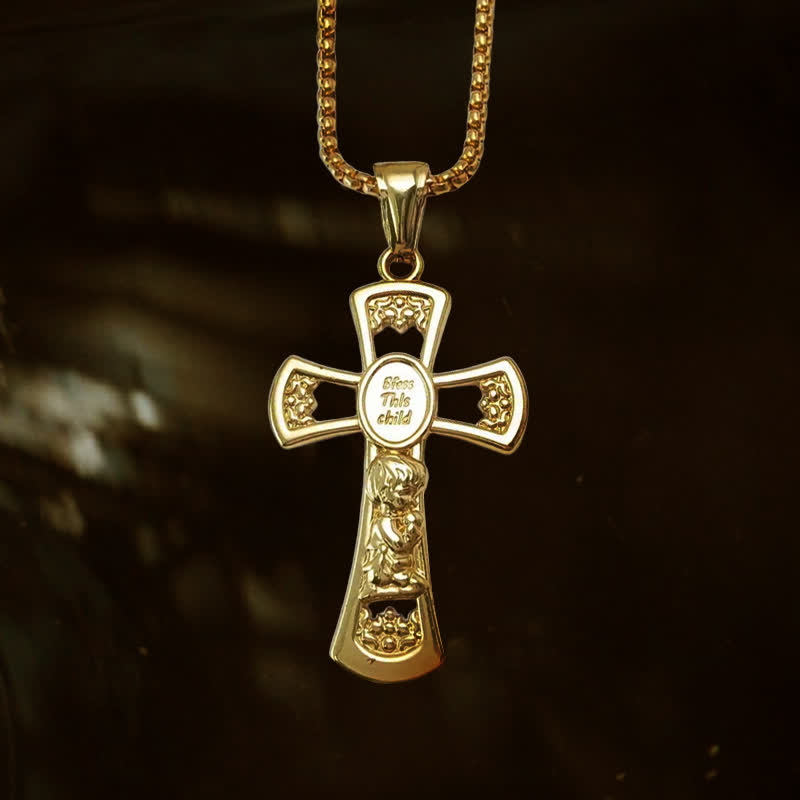 Christianartworkshop Child of God Faith Necklace: Steady Companion for Faithful Days - Gold-Color - image 6