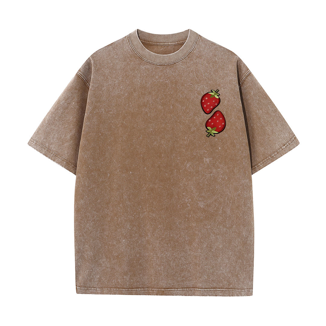 Christianartworkshop Fruit Of The Spirit Double Sided Unisex Washed T-shirt - image 16