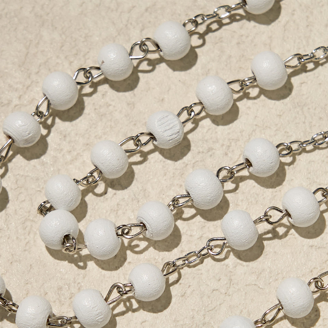 Christianartworkshop Divine Wooden Rosary in Red and White with Pope Francis Blessing Case - image 11