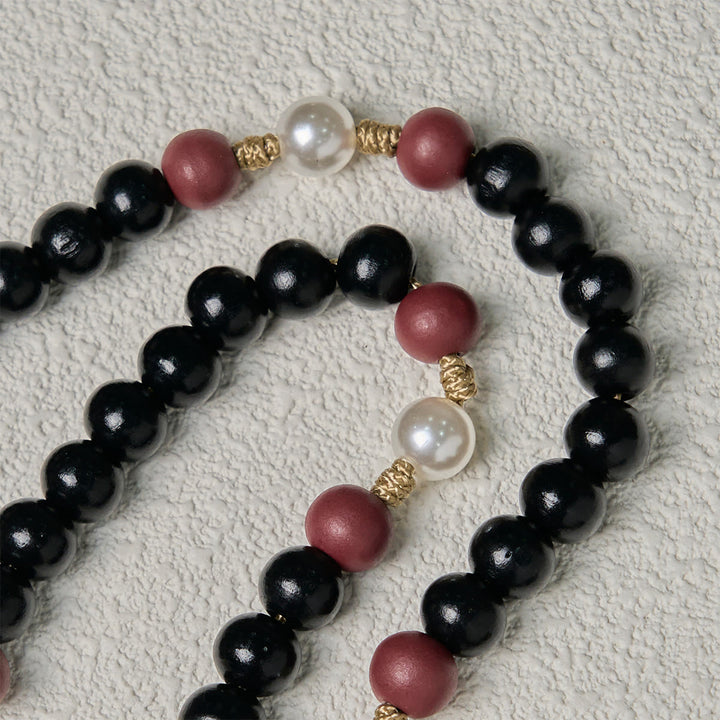 Christianartworkshop Devotional Black and Red Rosary with St. Benedict Blessing and Red Ornate Cross - image 8