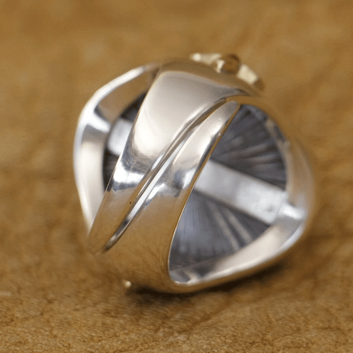 Christianartworkshop Virgin Mary Oval Ring in 925 Silver Divine Protection and Prayer - image 5