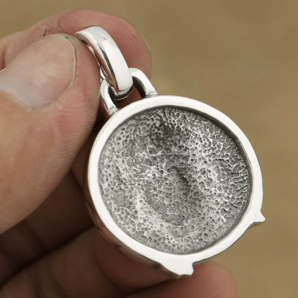 Christianartworkshop 925 Sterling Silver Jesus Crown of Thorns Sacred Necklace - image 7