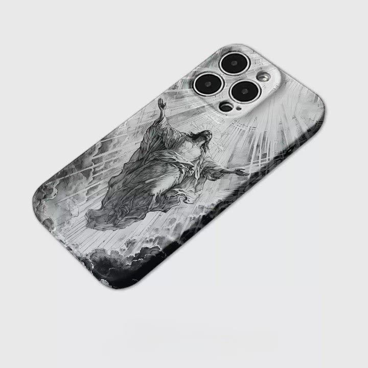 Christianartworkshop Heaven's Radiance Ascension of Christ Phone Case: Symbol of Eternal Hope - image 4