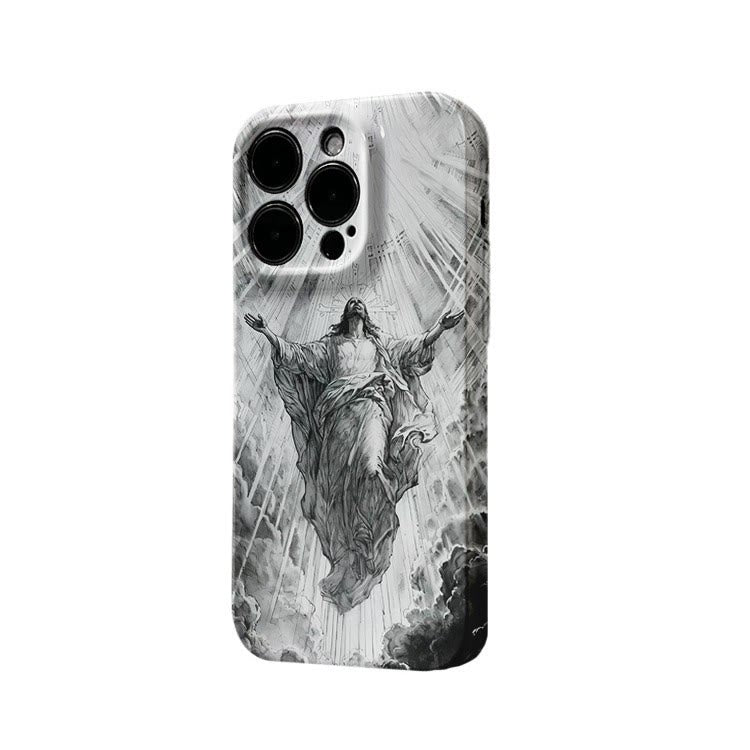 Christianartworkshop Heaven's Radiance Ascension of Christ Phone Case: Symbol of Eternal Hope - image 5