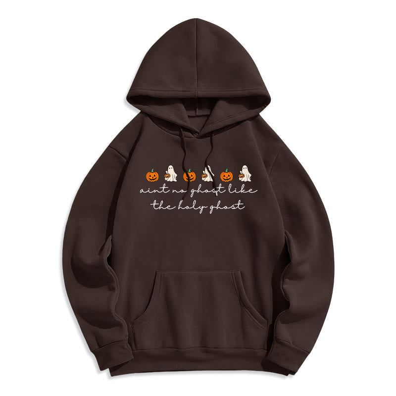 Christianartworkshop No Ghost Like the Holy Ghost Fleece Lined Polyester Hoodie - Brown - 2XL - image 0