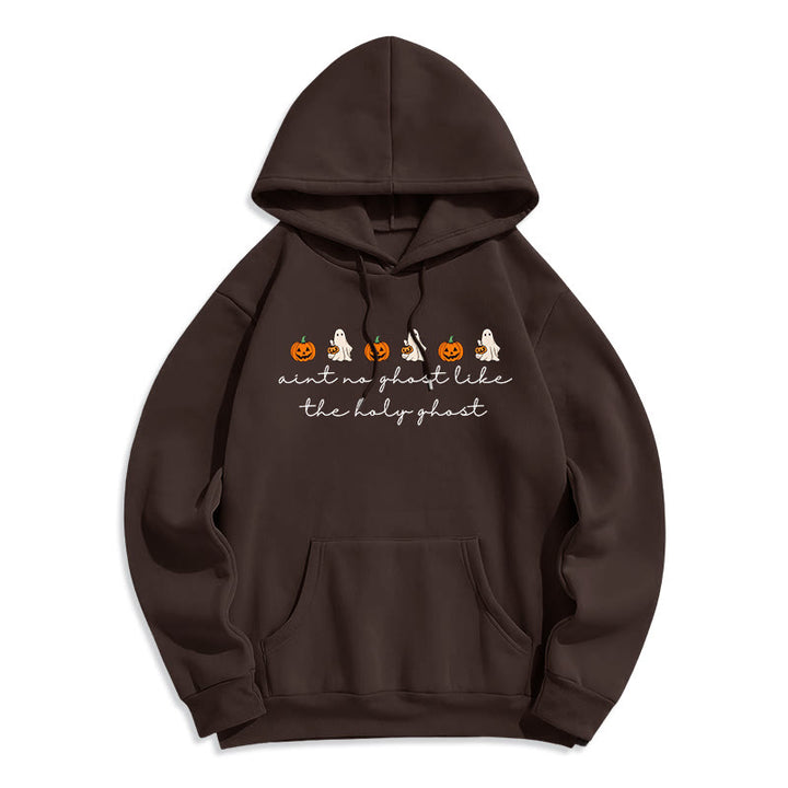 Christianartworkshop No Ghost Like the Holy Ghost Fleece Lined Polyester Hoodie - Brown - 2XL - image 0