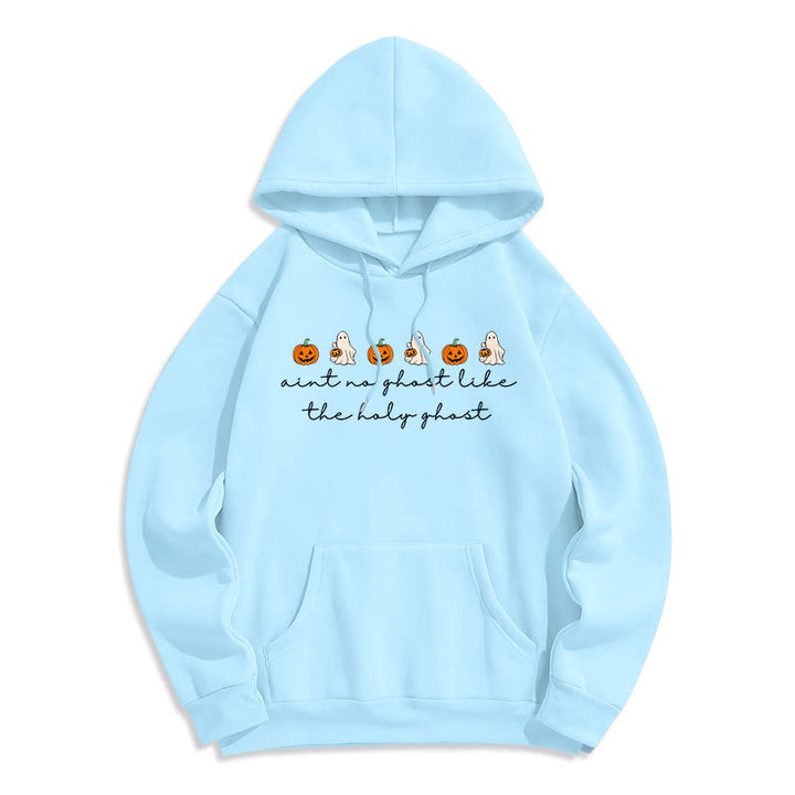 Christianartworkshop No Ghost Like the Holy Ghost Fleece Lined Polyester Hoodie - Blue - 2XL - image 5