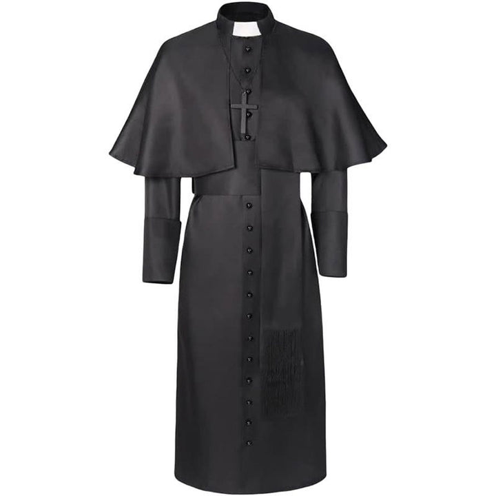 Christianartworkshop Multicolor Ceremonial Roman Soutane Clergy Robe: Medieval Priest Aesthetics - image 4